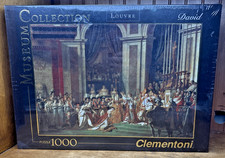 Clementoni 1000 Piece Jigsaw Puzzle David Museum Collection Louvre 26.5"x18.75