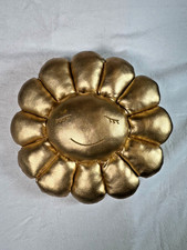 Takashi Murakami GOLD Flower Cushion Pillow plush 30cm