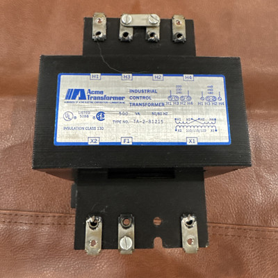 Acme Transformer TA-2-81215 Control Transformer 500 VA240 480 Pri #JB-SH-3B