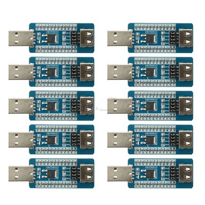10* USB A Power Bank Virtual Load Anti-Shutdown Module Switchable Output Current