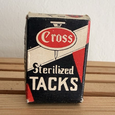 Cross Sterilized Upholsterers Tacks Vintage Box