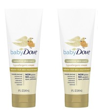 Baby Dove Sensitive Baby Cream Baby Skin Care Melanin-rich Skin Nourish 2-PACK