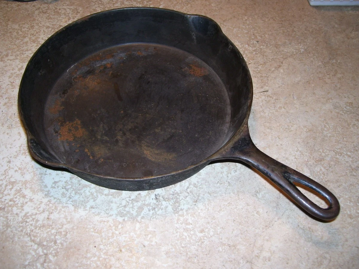 Rare Antique Wapak Cast Iron 10.25" Skillet with Heat Ring
Opens in a new window or tab