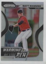 2020 Panini Prizm Warming in the Pen Silver Prizm Matt Manning #WIP-4 16ki