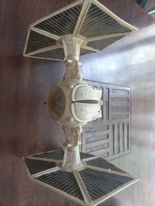 Imperial Tie Fighter WHITE 100% Complete Star Wars 1978 Vintage Kenner Vehicle