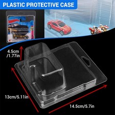 10 Pack Protector Case for Hotwheels Short Card Mainline European Cards Storage