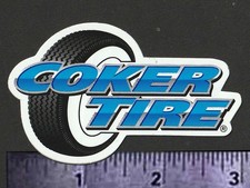 Coker Tire - Original Vintage Racing Decalsticker Nhra Nascar Indy 500 B