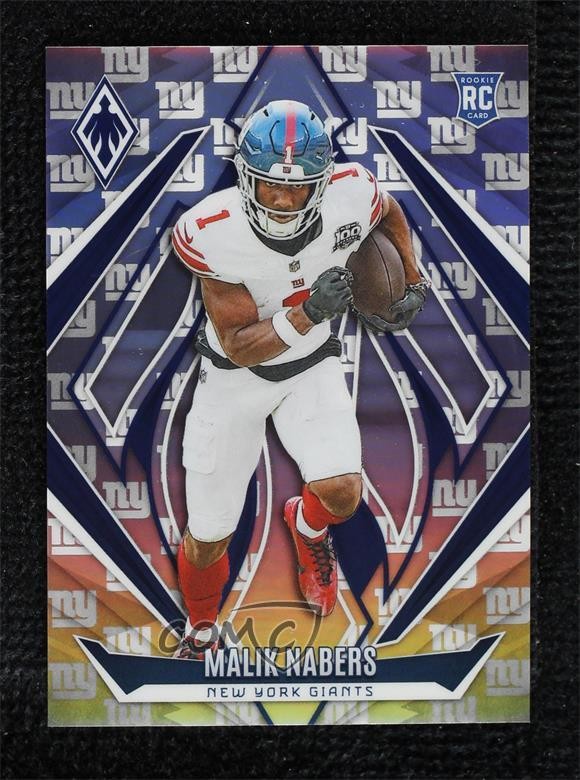 2024 Panini Phoenix Rookies Team Logos 253/299 Malik Nabers #221 Rookie RC