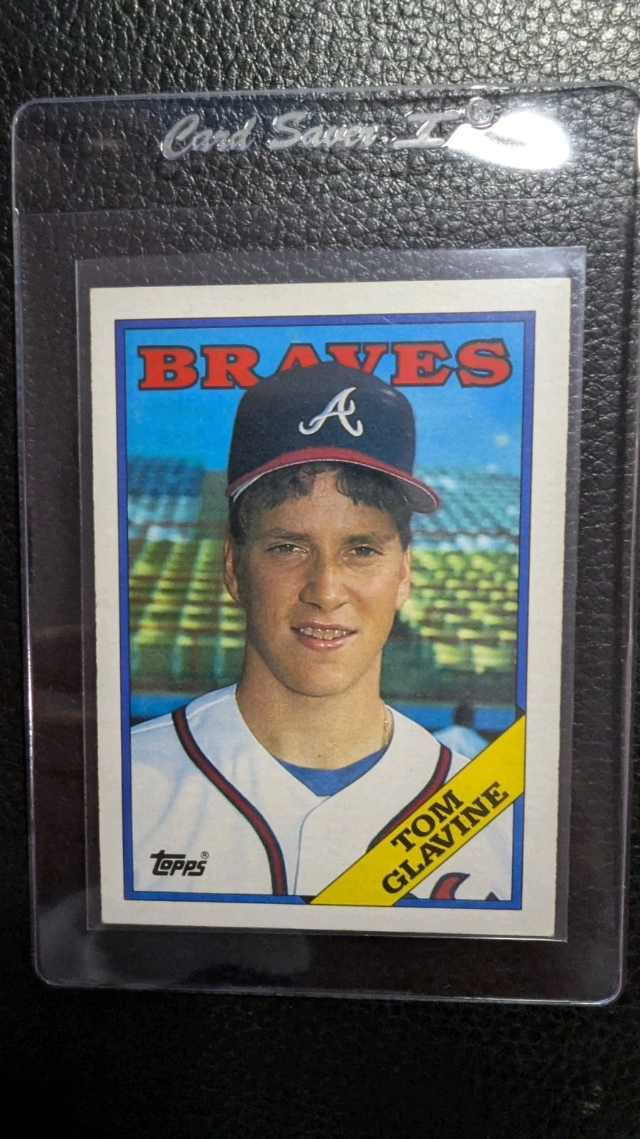 1988 TOPPS #779 TOM GLAVINE ROOKIE CARD RC HOF ATLANTA BRAVES