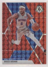 2019-20 Panini Mosaic Red Prizm Bruce Brown #57 0b3