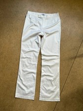 Vintage Moschino Woman White Pants Trousers Jeans Size