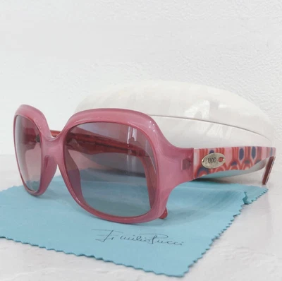 EMILIO PUCCI EP0043 Sunglasses In Shiny Pink / Smoke Mirror Org $298 Emilio Pucci EP0043 Sunglasses | FREE Shipping - Go-Optic.com main image 4