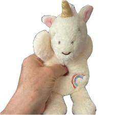 Spark Create Imagine Unicorn Rattle Plush White 9"