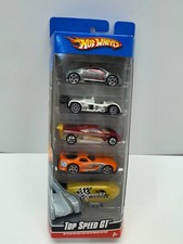 Hot Wheels Top Speed GT 5 Pack 2008 Sealed 1:64 Racing Cars