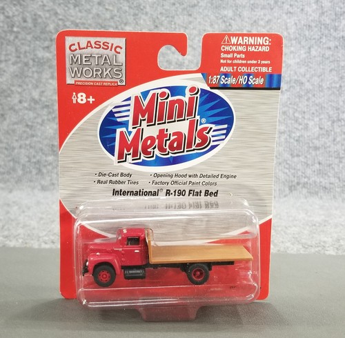 MINI METAL HO 1:87 INTERNATIONAL R-190 FLATBED TRUCK DIECAST CLASSIC METAL WORKS - Picture 2 of 8