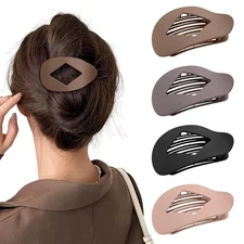 Duckbill Hair Clips, 4PCS Larg Flat Hair Clips for Women Girls, Non Slip Strong 