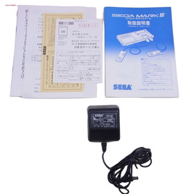SEGA Mark III Console Working With Box Manual Vintage Japanese System