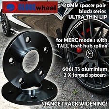 Alloy Wheel Spacer X2 ULTRA THIN LIP MERCEDES 5x112 66.6 10MM