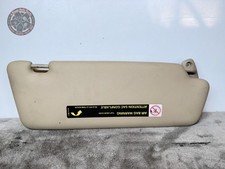 2002-2008 Audi A4 B6 B7 Driver Left Sun Visor With Mirror TAN 8E0857551