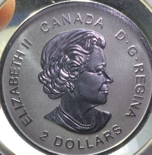 2016 Usa/Canada First Special Service Force $2  .9999 Silver Coin Reverse Proof