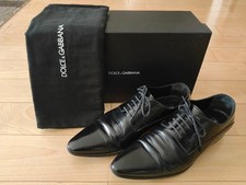 Dolce&Gabbana Men 7.0US Dress Shoes Lace-up Luxury Classic Stylish Italian Shoes