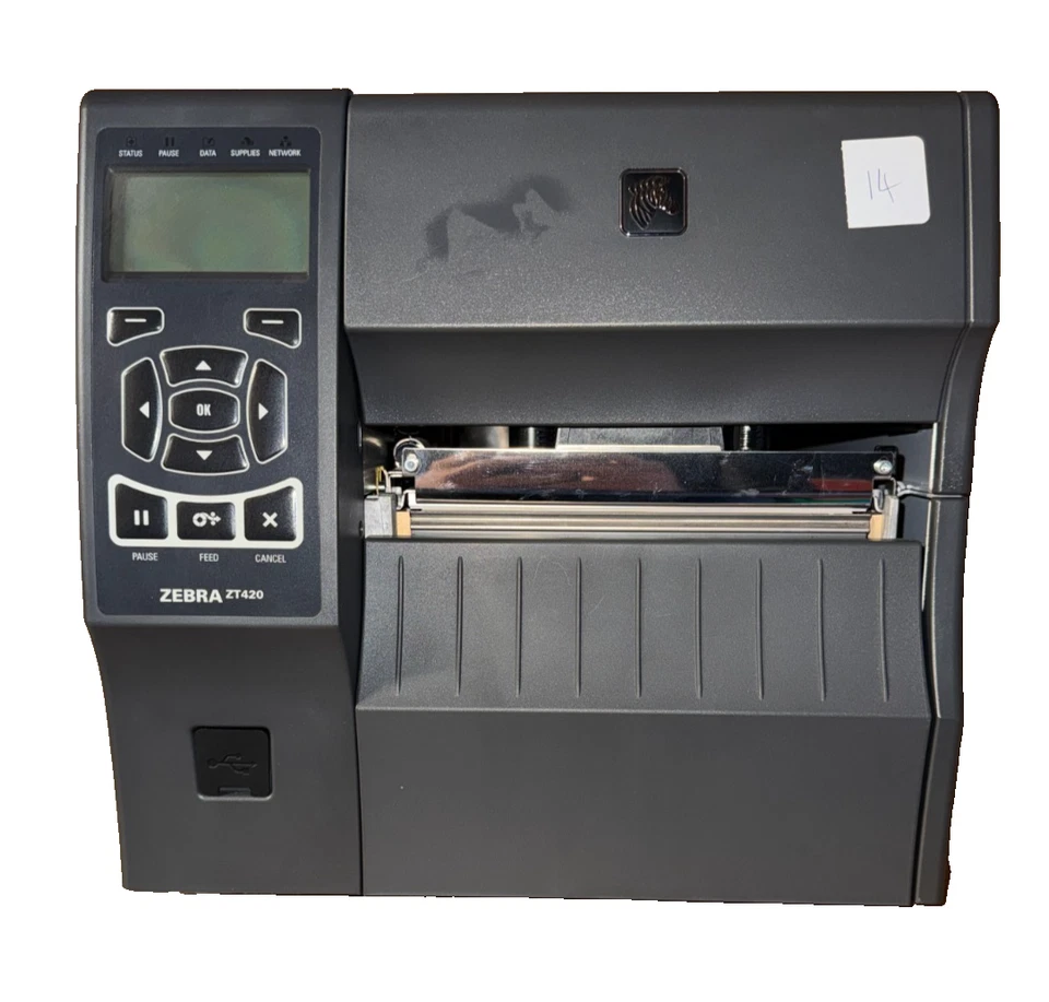 Zebra ZT420 Etikettendrucker 6" Thermo/Transfer 203dpi USB Ethernet