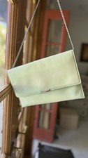 Loeffler Randall Mint Color clutch.