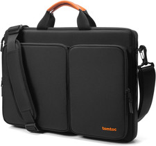 17.3inch 360 Protective Laptop Shoulder Bag, Notebook Bag with Accessory Pocket