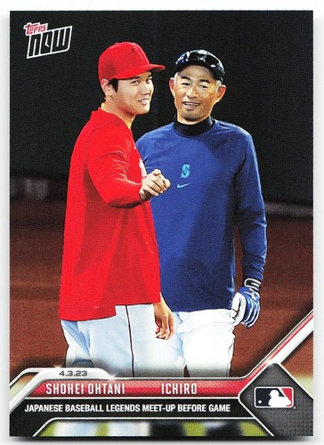 🔥 2023 Topps Now #45 Shohei Ohtani / Ichiro