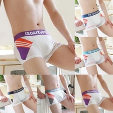 Breathable Boxer Flat Cornered Design Casual Lounge Trendy Print Pattern