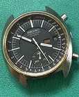 Vintage Seiko 6139-7030 Chronograph "Baby Jumbo" Day Date Automatic Mens Working