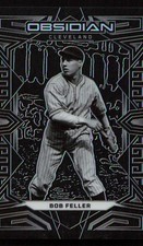 Bob Feller #5 2023 Panini Chronicles - Obsidian Baseball (3R)