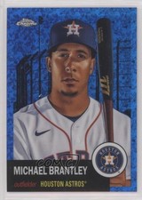 2022 Topps Chrome Platinum Anniversary 77/199 Michael Brantley #318 0nr3