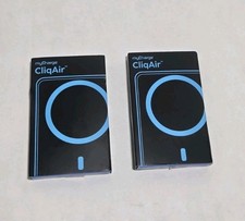 2x myCharge CliqAir 5K 5000mAh Magnetic Power Bank Q12  BLK NEW
