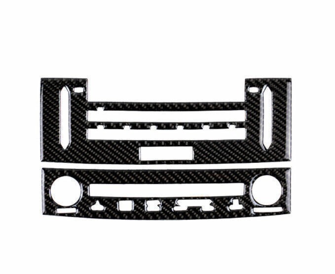 For Lexus IS300 350 13-20 Real Carbon Fiber Center Console AC CD Button Cover