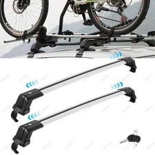 2 x Alu Relingträger universal Dachträger 150kg abschließbar Lastenträger Auto