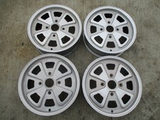 Porsche 914-4 Fuchs Wheels Original 15x5 12 Genuine 914-361-011-01 Set Used