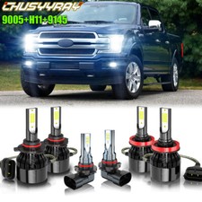 For For Subaru Impreza 2008-2011 6pc 6000k Led Headlights Fog Lights Bulbs Kit