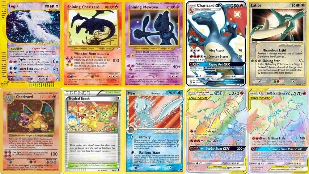 Pokemon Cards Ultra Rares Repacks Vintage Cards Shining Pokemon Cards Ultra Rares Repacks Vintage Cards Shining
