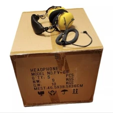 Lot Of 5 FV-68 Racing Headsets RE Electronics Fanview Stereo Over The Head New 