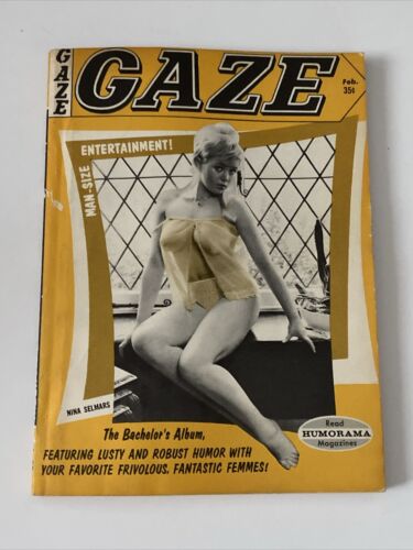GAZE Magazine-Humorama- Nina Selmars- February 1965 - Picture 1 of 5