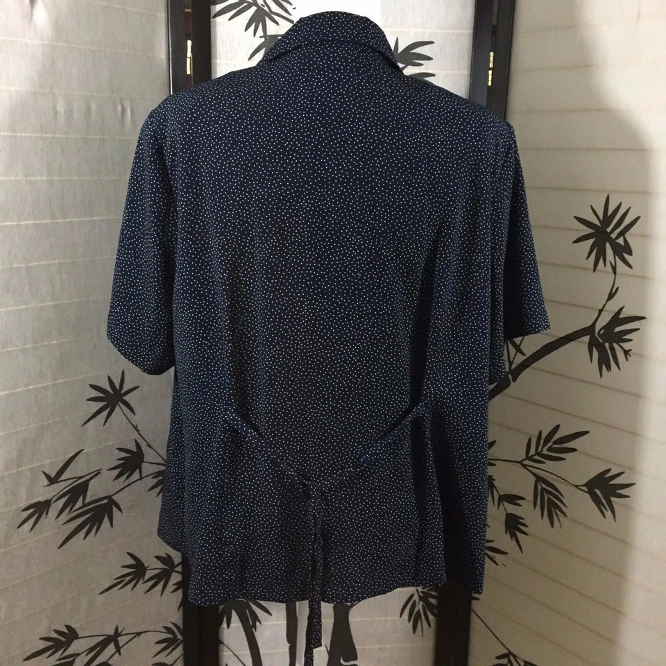 Pantalones Appleseed's Damas Talla 20 Top Koret Talla 22 Negro Blanco/Rosa Lunares Foto 3 de 4