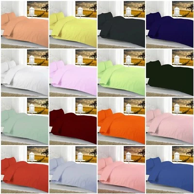 Luxury Duvet Quilt Cover Sets Cotton Blend King Double Single Super 40% off RRP