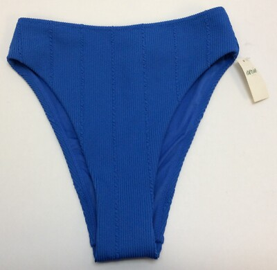 #ad Aerie Blue High Cut Cheeky Bottoms Choose Size Free Shipping $13.99