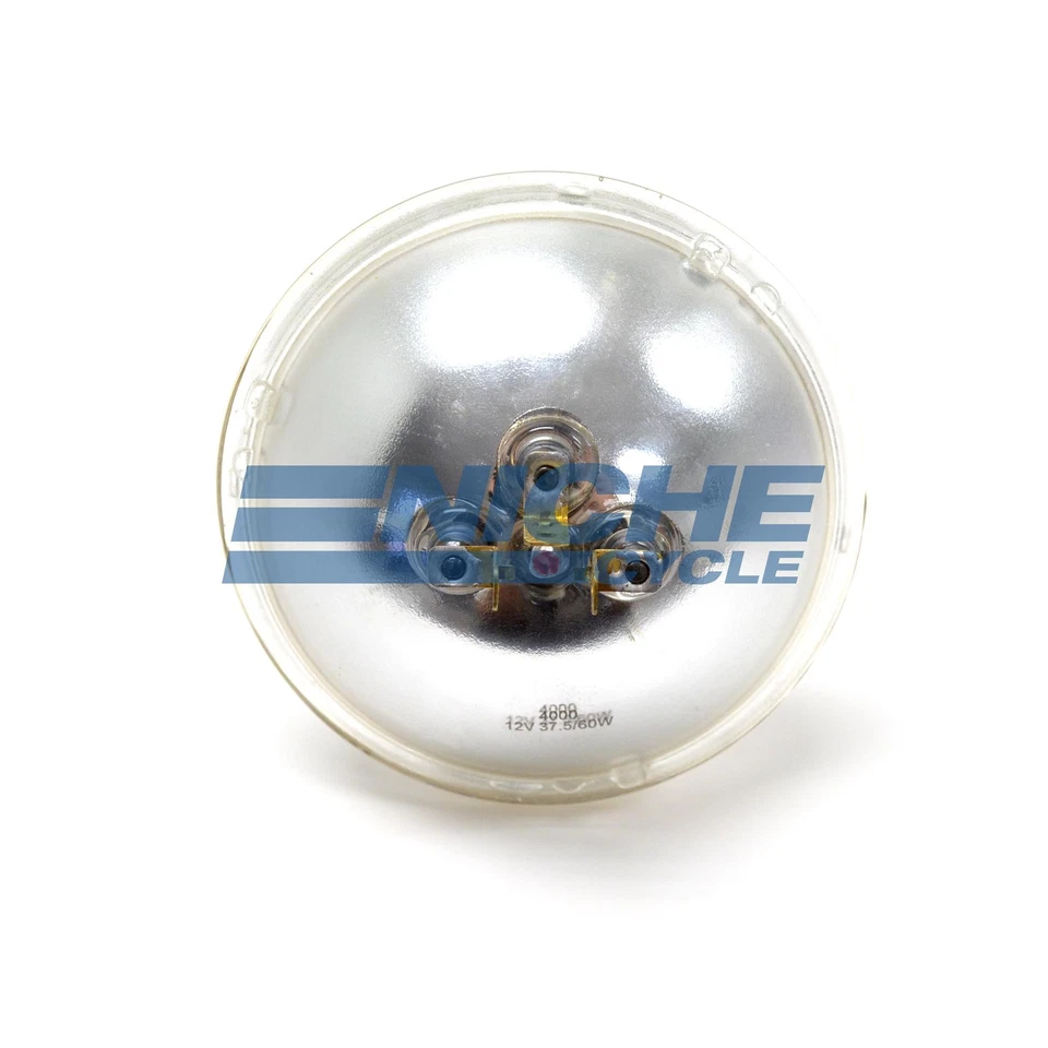 Sealed Beam Headlamp Headlight Bulb 5.75" 5-3/4" 37/60w Dual Filament 12v - Image 4 of 4