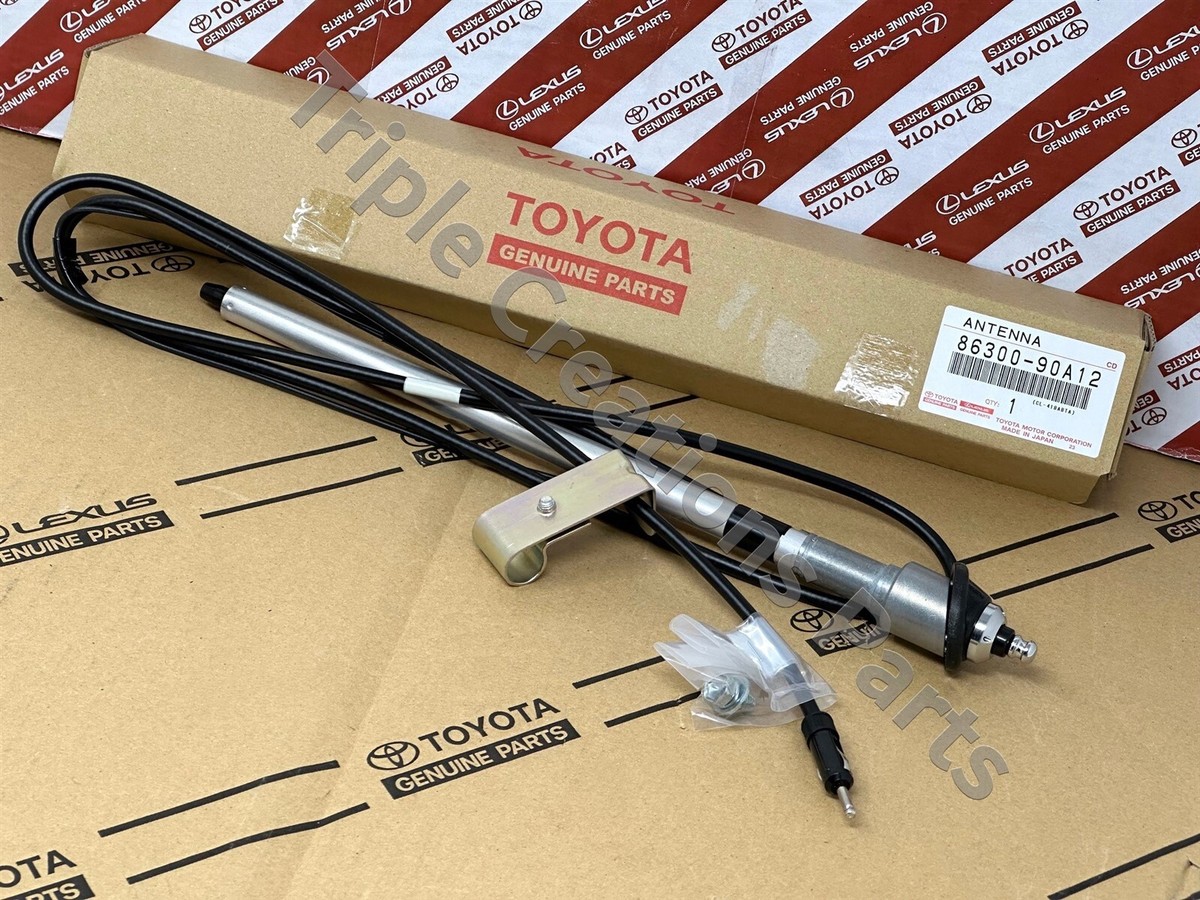 Toyota Genuine 86300-90A12 Antenna Assy, W/Holder OEM 8630090A12