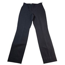 Everlane side zip black dress pants sz 4 pull on EUC ankle slacks career causal