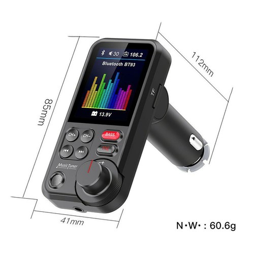 Coche MP3 Bluetooth Carga Rápida Alta Fidelidad HiFi Música Sin Pérdidas Plaa3d8 - Imagen 17 de 17