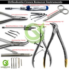 RANGE of Dental Crown Remover Pliers Manual, Automatic, Temporary Crown Removal