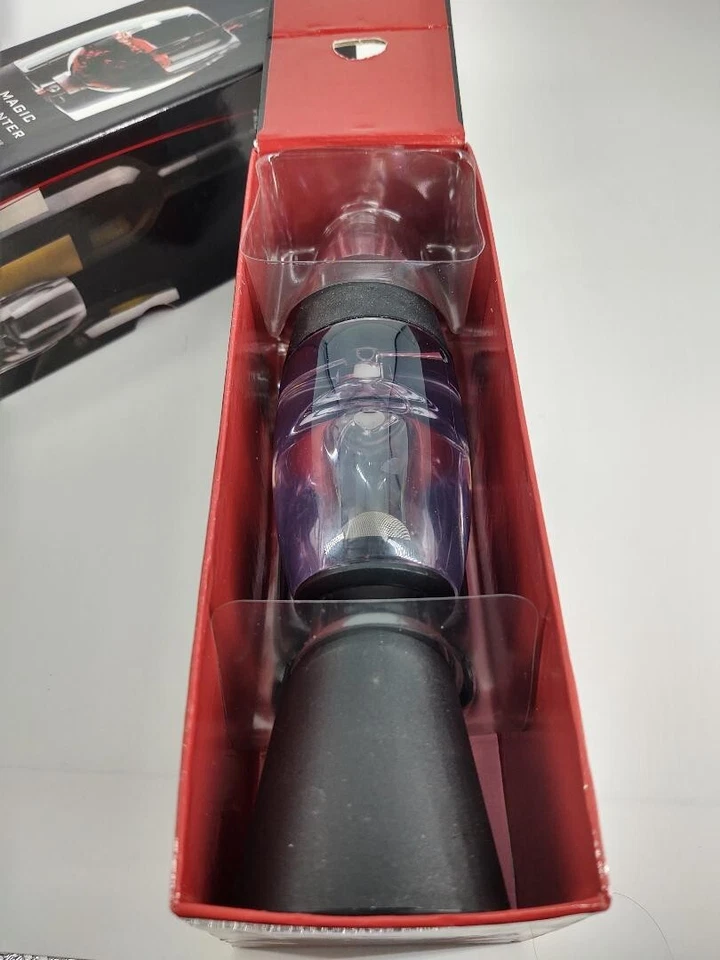 Nuevo aireador de vino esencial Magic Decanter con soporte y filtro de sedimentos Foto 4 de 4